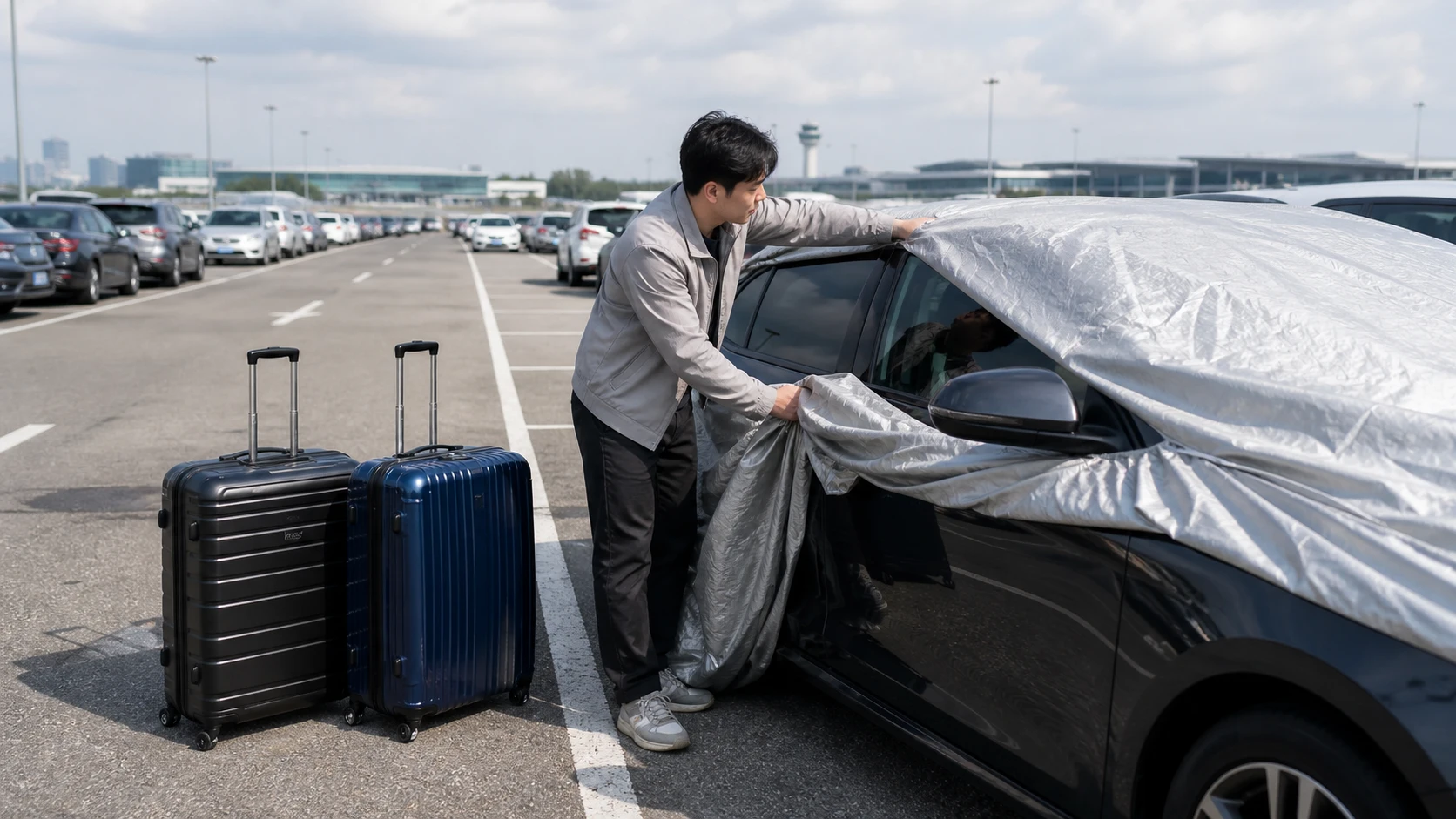 김해공항 장기주차 안내 이미지