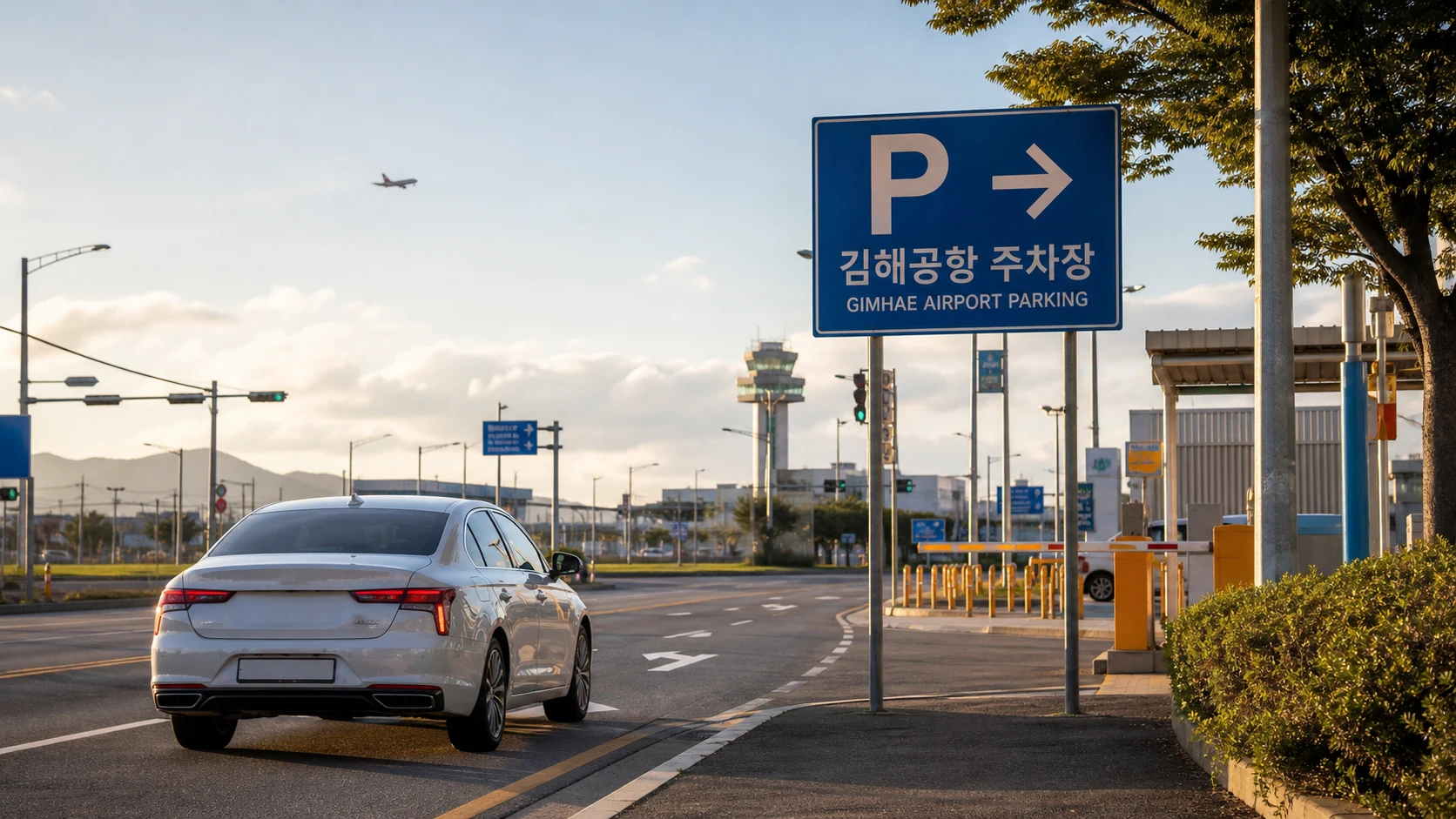 김해공항 근처 주차장