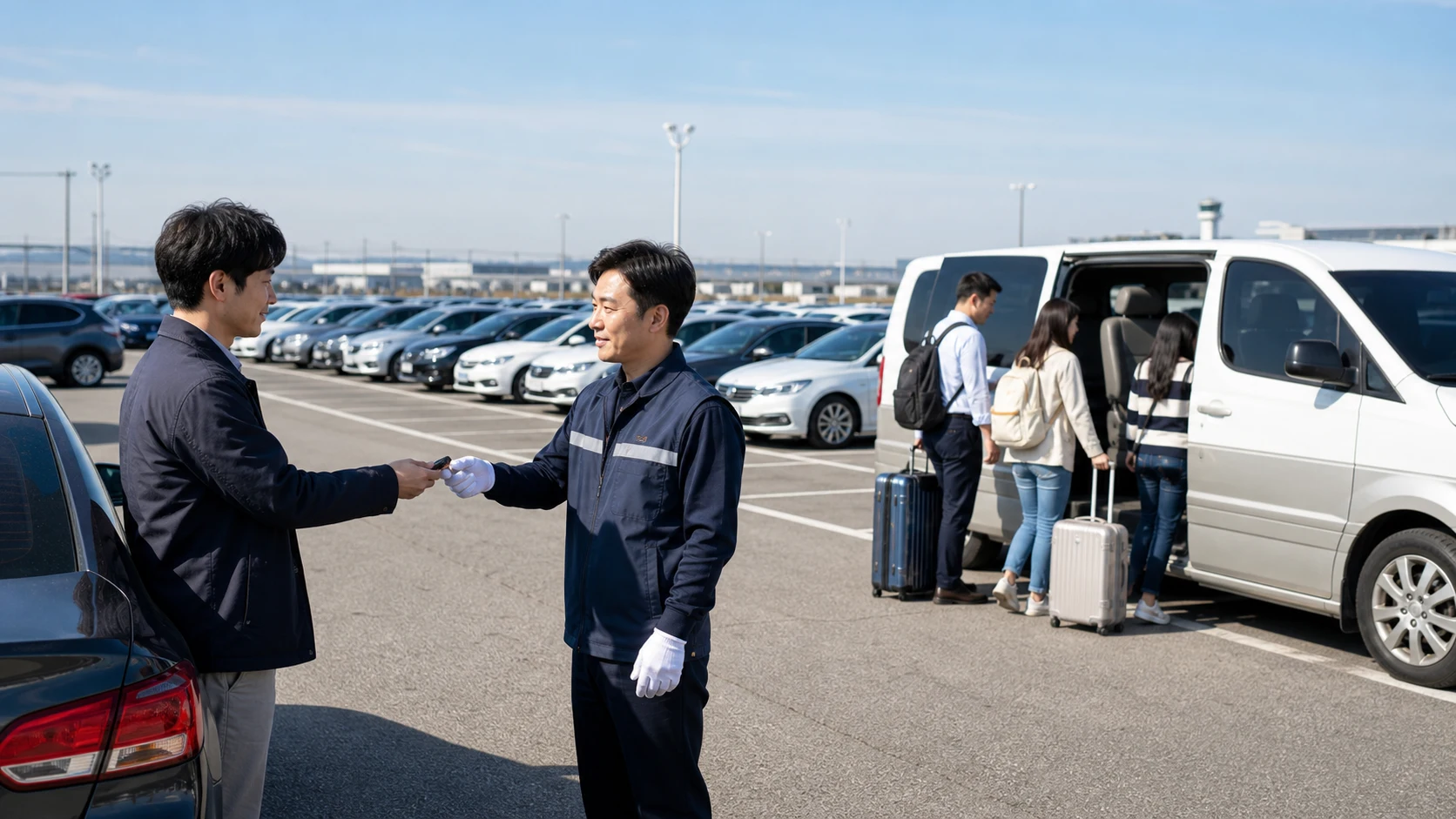 김해공항 사설주차장